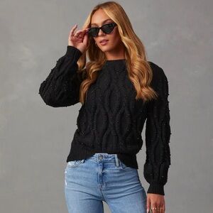 [SWEET RAIN] “Lyndale” Embellished Sweater - NWT